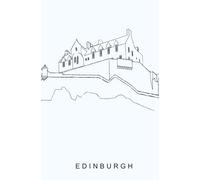 Edinburgh Castle - lined journal and note book - perfect edinburgh souvenir and gift