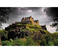 Edinburgh Castle Scotland Tin Sign 8x6 in British Landmark Wall Art Decor