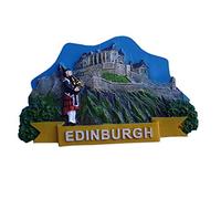 Edinburgh Castle Scottish Piper Fridge Magnet Souvenir from Scotland