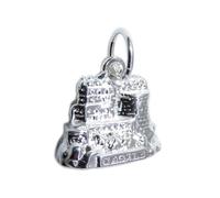 Edinburgh Castle sterling silver charm .925 x 1 Scotland Scottish Charms -SFP