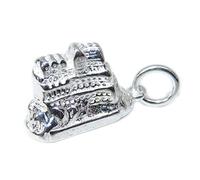 Edinburgh Castle sterling silver charm .925 x 1 Scottish Castles charms A1