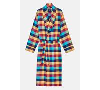"Edinburgh" Check Brushed Cotton Dressing Gown British Boxers Multi M
