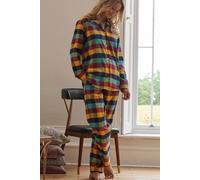 'Edinburgh' Check Brushed Cotton Pyjama Set British Boxers Multi XS