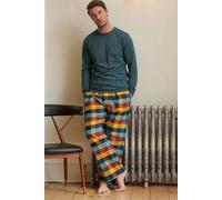 'Edinburgh' Check Brushed Cotton Pyjama Trousers British Boxers Multi L