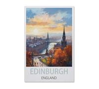Edinburgh England，Jigsaw Puzzles for Adults 1000 Piece, Classic Puzzle Teens Boys Girls Puzzles Sturdy Tight Fitting Pieces,Letters On Back for Ideal Challenging and Gift 38x52cm-Z7