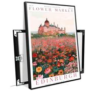Edinburgh Flower Market Poster Plant Collection Floral Art Museum Poster Suitable for Living Room Bedroom Office Home Decor Gift Wall Decor