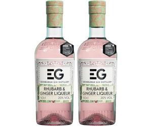 Edinburgh Gin Rhubarb and Ginger Gin Liqueur 50cl (Pack of 2)