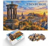 Edinburgh Jigsaw Puzzle 1000pcs (70x50cm) for Adults | For patient puzzlers who like detailed images: Adult jigsaw puzzle with 1000 pieces suits calm, screen-free leisure.
