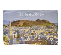 Edinburgh - Salisbury Crags, Arthur's Seat tea towel