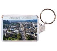 Edinburgh - Scotland - Double Sided Large Keyring Gift/Present/Souvenir BBSK1935