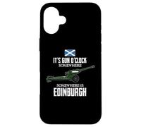 Edinburgh Scotland One O'Clock Case for iPhone 16 Plus