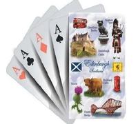 Edinburgh Scotland Souvenir Playing Cards Deck, Castle and Thistle Iconic Landmark Gift