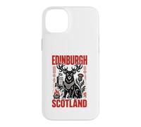 Edinburgh Scotland Stag Guardian Celtic Travel Art Case for iPhone 14 Plus