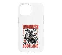 Edinburgh Scotland Stag Guardian Celtic Travel Art Case for iPhone 15