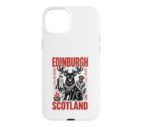 Edinburgh Scotland Stag Guardian Celtic Travel Art Case for iPhone 15 Plus