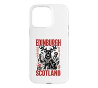 Edinburgh Scotland Stag Guardian Celtic Travel Art Case for iPhone 15 Pro Max