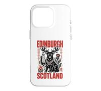 Edinburgh Scotland Stag Guardian Celtic Travel Art Case for iPhone 16 Pro