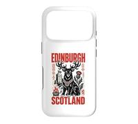 Edinburgh Scotland Stag Guardian Celtic Travel Art Case for iPhone 17 Pro