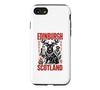 Edinburgh Scotland Stag Guardian Celtic Travel Art Case for iPhone SE (2020) / 7/8