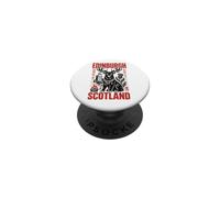 Edinburgh Scotland Stag Guardian Celtic Travel Art PopSockets Adhesive PopGrip