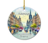 Edinburgh, Scotland Tree Decorations Unique Christmas Decorations Funny Xmas Hanging Ornament For Wedding Kitchen Office