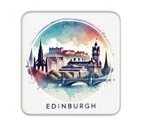 Edinburgh, Scotland UK Fridge Magnet: Cute Large Handmade Travel Souvenir Gift for Collectors and Home Decor