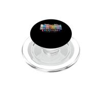 Edinburgh Scotland Victoria Street Colorful Doodle Art PopSockets PopGrip for MagSafe