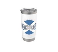 Edinburgh Scotland, Vintage Scottish Flag Stainless Steel Insulated Tumbler