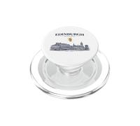 Edinburgh Scotland Vintage Skyline Retro Graphic PopSockets PopGrip for MagSafe