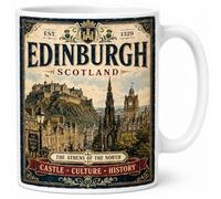 Edinburgh Scotland Vintage Style Ceramic Coffee Mug