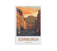 Edinburgh Scotland Vintage Travel Poster Landscape 08x12inch(20x30cm) Wall Art Picture Print Canvas Art Poster Modern Family Bedroom Decor Posters