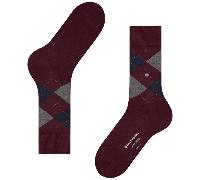 Edinburgh Socks - Wine/Navy One Size