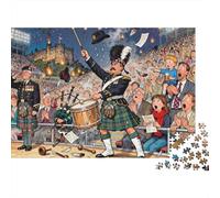 Edinburgh Tattoo Festival Drum Wooden Jigsaw Puzzle Waterproof 1000 Piece Puzzles for Adults Challenging And Brainteasing Home Decoration