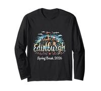 Edinburgh United Kingdom Spring Break 2026 Vacation Travel Long Sleeve T-Shirt