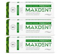 Edinco Prebiotic Toothpaste, SLS-Free & Fluoride-Free, 96% Natural Toothpaste, with Inulin, Fructose, 7 Natural Extracts, Peppermint & Tea Tree Oils, 75 ml, 3 Pack