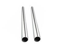 Edinstry 2Pcs 304 Stainless Steel Capillary Tube 8mm ID 10mm OD 1mm Wall Thickness Metal Tubes Length 250mm Seamless Straight Stainless Pipe Tubing