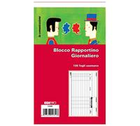 EDIPRO - E5181 - Daily Report pad 100 Sheets Hand use f.to 9,9x17