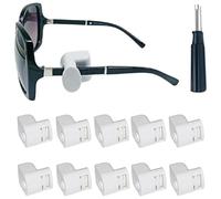 EdirFtra 10pcs Glasses Lock Tag, Magnet Security Tag, With Separator, Shopping Mall Glasses Lock Tag, Magnetic 58khz, [Energy Efficiency Class a]