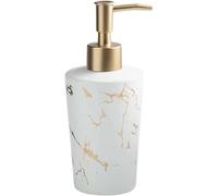 EdirFtra Ceramic hand sanitizer dispenser, golden soap dispenser, refillable emulsion dispenser - 350 ml / 12,3 Oz,B
