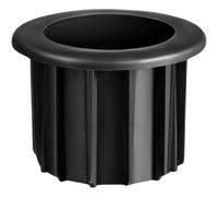 EdirFtra Plastic umbrella hole liner, stable base socket to minimize pole swing in the wind, (38mm hole ring)