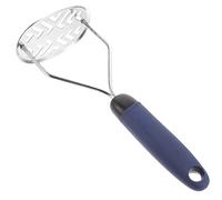 EdirFtra Potato Mashers, Professional Stainless Steel Potato Masher, Masher with Non-Slip Handle, Fruit Vegetable Masher Cooking Baby Food Masher,A