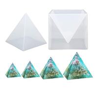 EdirFtra Pyramid Silicone Mold 15CM, Epoxy Resin Craft Diy Mould, Resin Casting Mould, Pyramid Ornament Decoration Jewellery Mould for DIY Orgonite Pyramid, Jewelry Making, Crafting, Home Decoration
