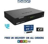 Edision Piccollo S2+T2/C Digital Satellite Decoder Combo 1080p CA Card+CAM Slots