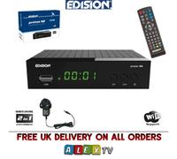 Edision Proton S2 Digital Satellite Full HD TV FTA Free to Air Receiver 12V-240v