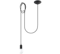 Sollux Pendant Lamp Edison 1 Black