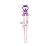 Edison Friends Pororo Training Chopsticks for Right Hand Kids, Yellow, ABS, Silicon, 7.28 inches, Hand Wash Only