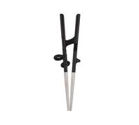 Edison Friends Training Chopsticks for Adults Stainless Right Handed, Beginner Chopsticks, Chopsticks for Beginners, Trainer Chopsticks, Easy Chopsticks, Practice Chopsticks, Made in Korea