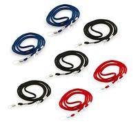 Edison & King 7 Pcs Glasses Chain Strap in Red, Blue & Black