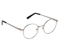 Edison & King Delight - thin-rimmed round reading glasses - with premium lenses (Silver, +2,00 dpt)