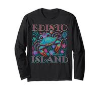 EDISTO ISLAND FLORIDA BLUE CRAB SUMMER BEACH VACATION GIFTS Long Sleeve T-Shirt